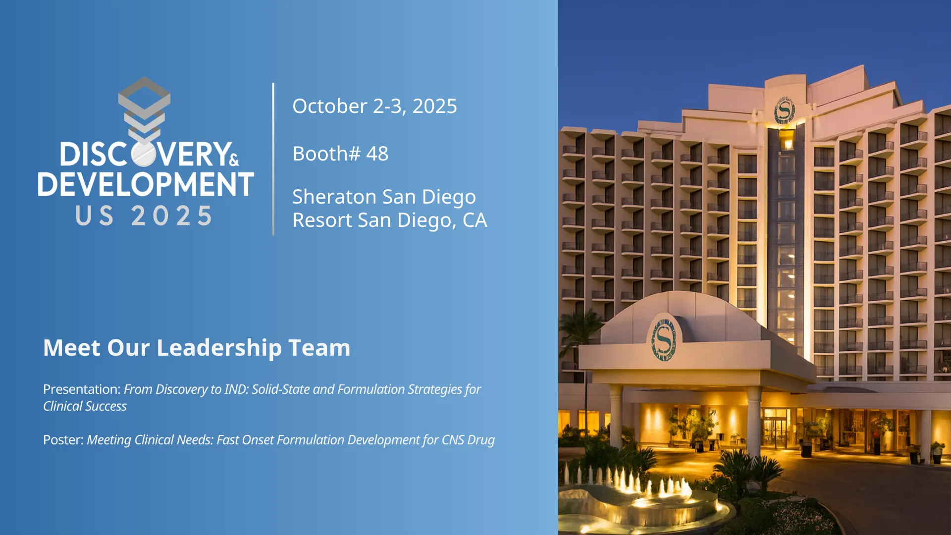 Discovery & Development US 2025